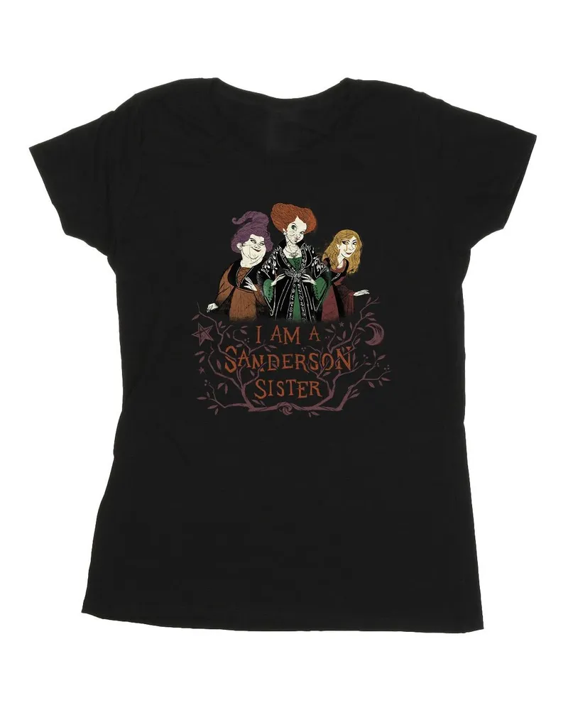 Disney Hocus Pocus Sanderson Sister" T-Shirt für Damen (Schwarz Schwarz