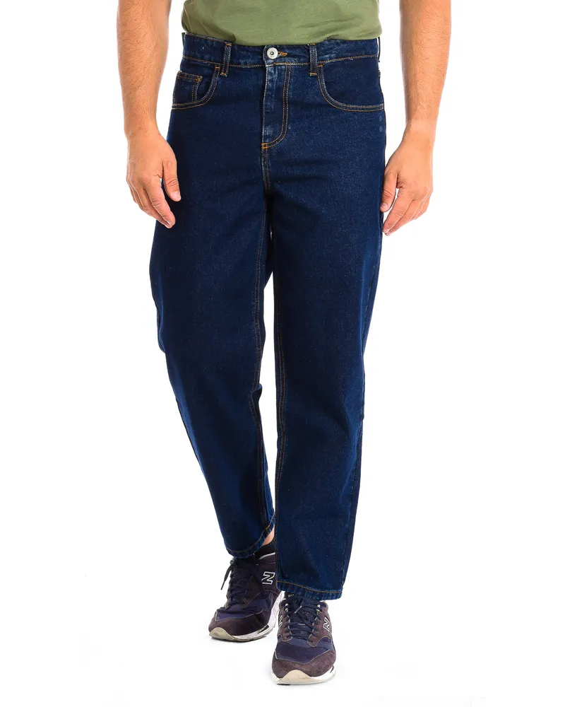 La Martina Lange Hose mit gerade geschnittenen Säumen und Gürtelschlaufen TMT010-DM069 man Blau