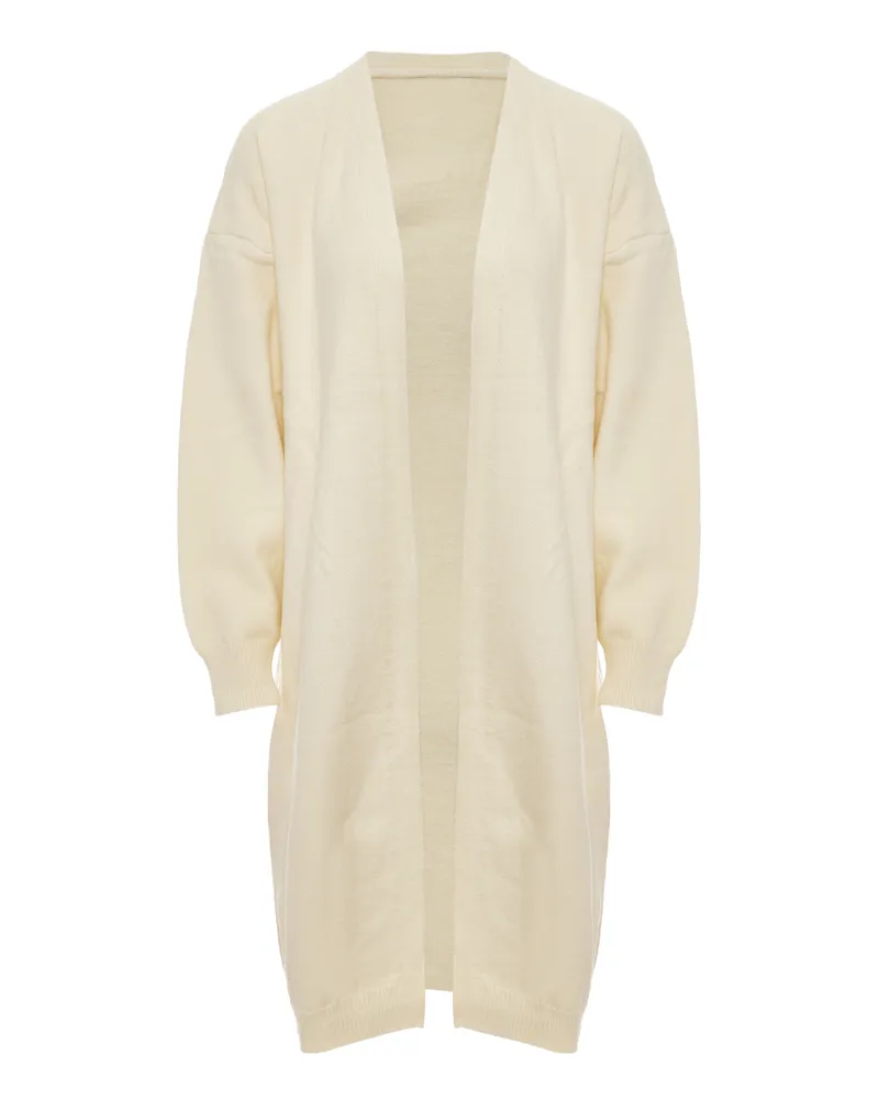 RISA Strickjacke Damen Höllenbeige Beige