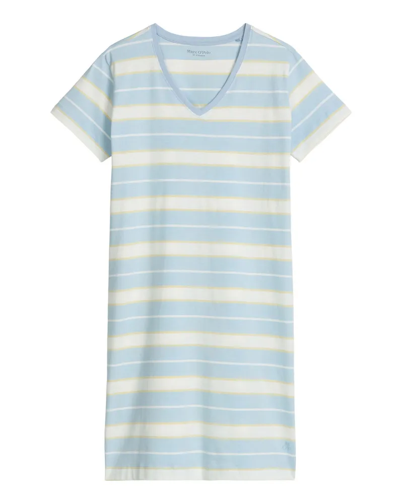 Marc O'Polo Marc O'Polo Damen Nachthemd Mix N MatchSchlafkleid, Nachtkleid, Schlafhemd Hellblau