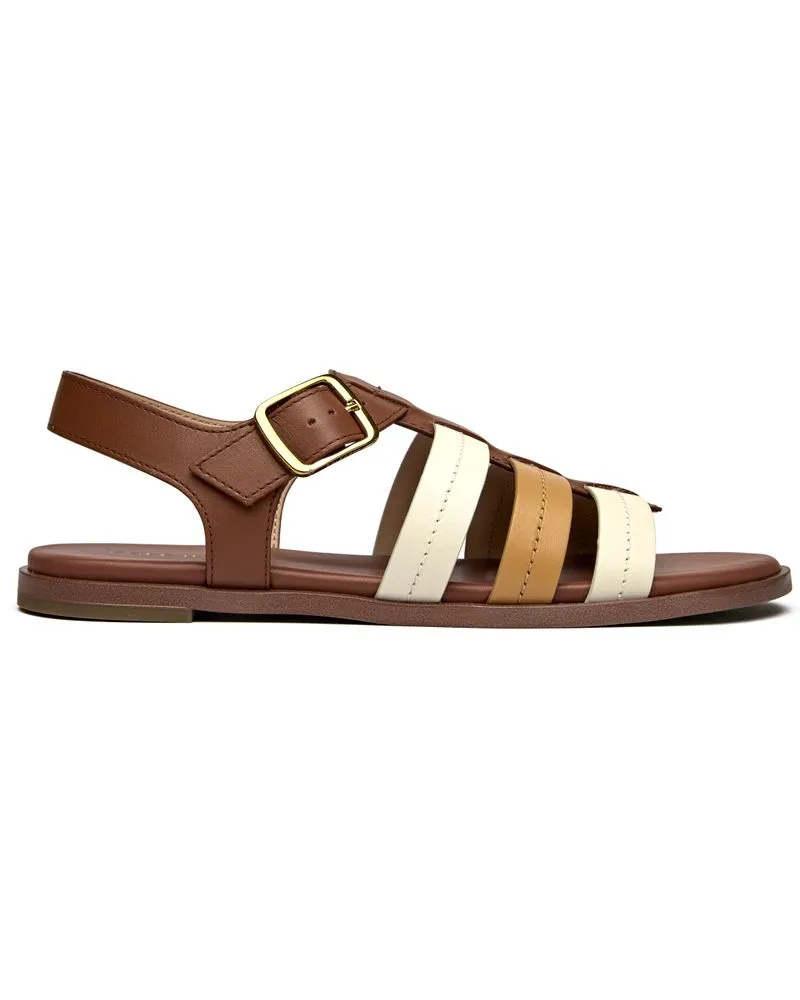 COLE HAAN Flynn Fishman Sandalen Cognac