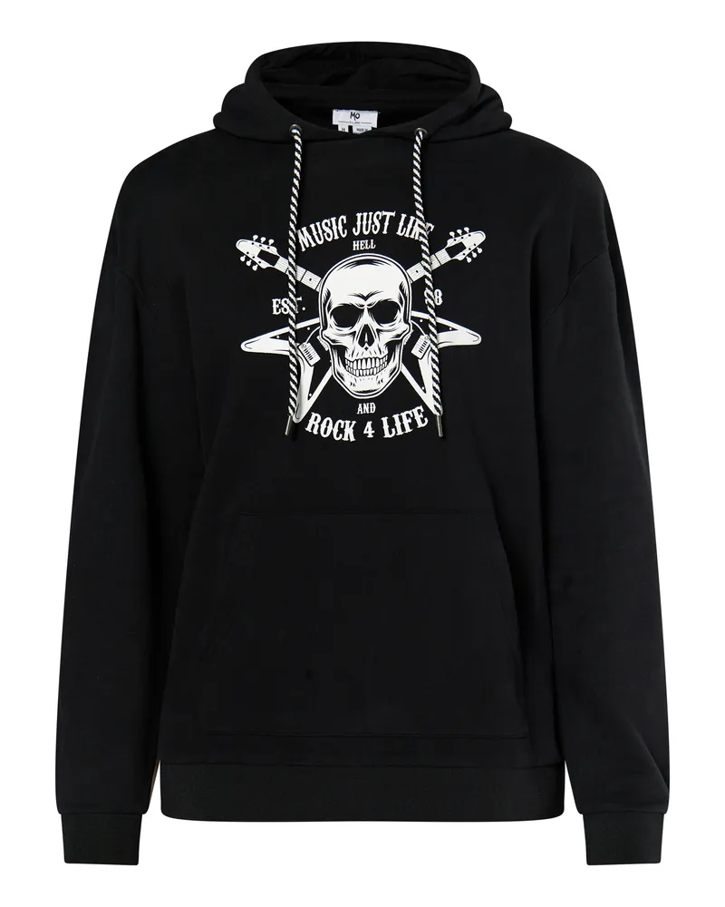My Mo Hoodie Herren Schwarz Schwarz