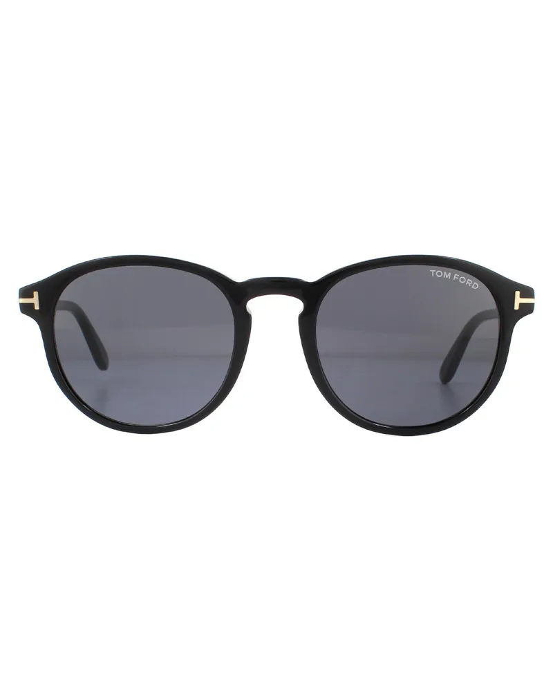 Tom Ford Lunettes De Soleil Dante FT0834 01A Fumée Gris Noir Brillant Schwarz