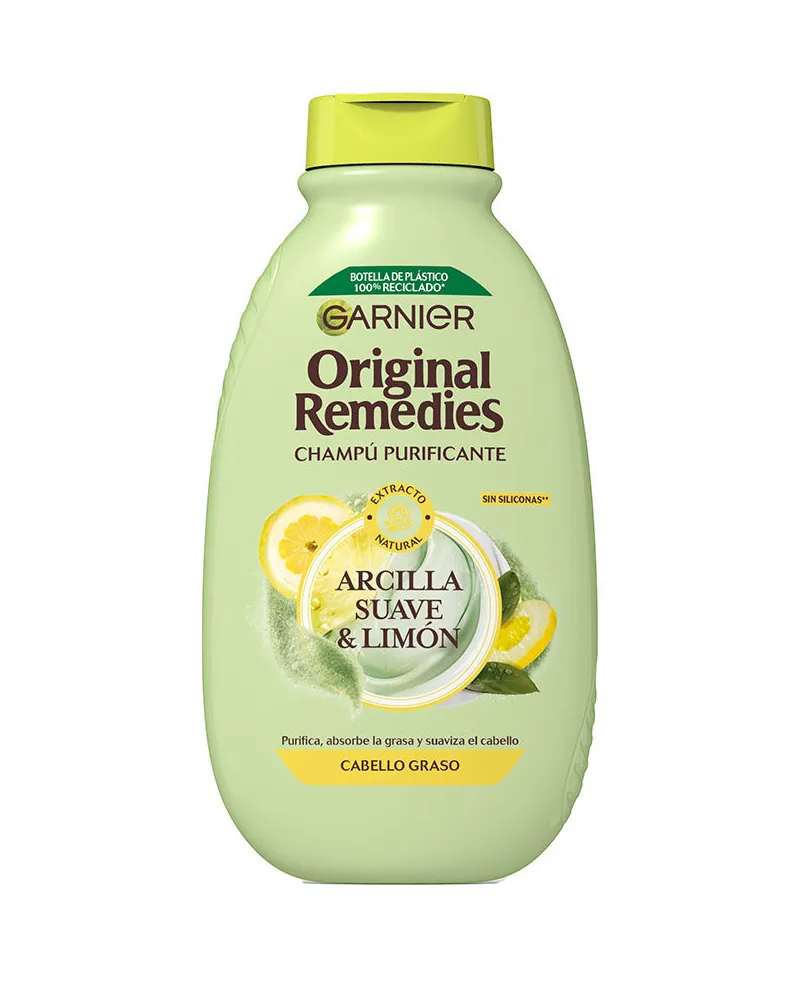 Garnier Original Remedies Sanftes Ton- Und Zitronenshampoo 400 ml 