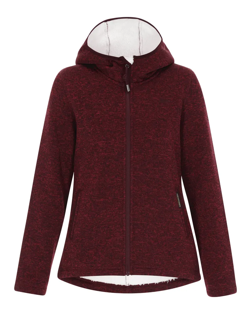 Schmuddelwedda Jacke Frauen Burgunder Melange Bordeaux