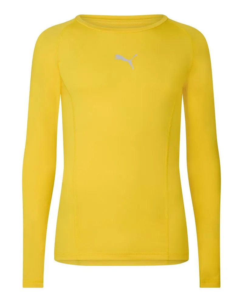 Puma Liga" T-Shirt für Herren, Langärmlig (Cyber-Yellow Gelb