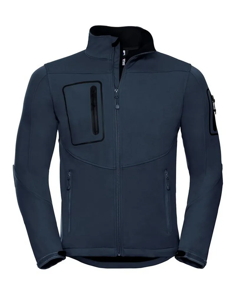 Russell Athletic Russell - Softshelljacke für Herren - Sport (Dunkelblau Marineblau