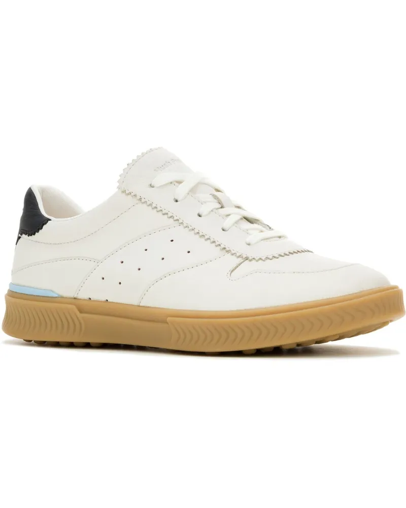 Hush Puppies Mae Leder Damen Schuhe in Weiß Weiß