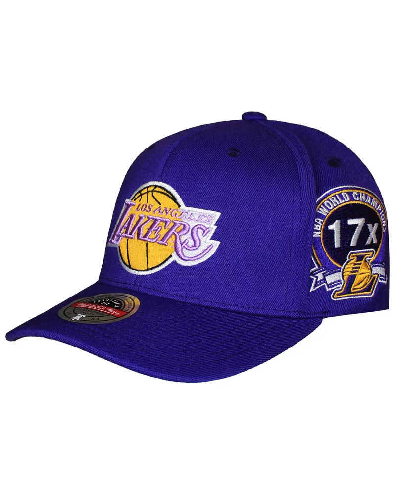 Mitchell & Ness NBA Los Angeles Lakers Home Town Classic Cap Lila