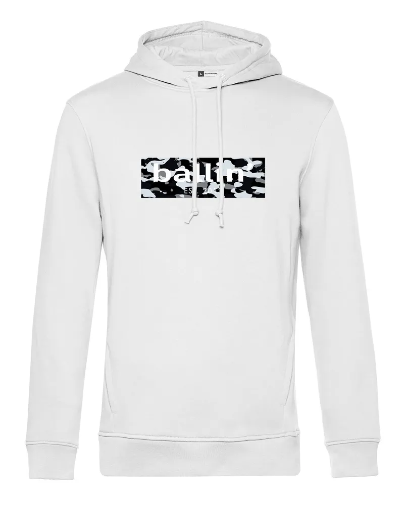 Ballin Camo Block Hoodie von  Est. 2013 in der farbe Weiss und in größe XS Weiß