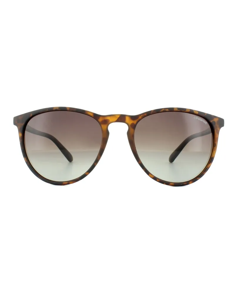 Polaroid Cat Eye Damen Havanna Braun Gradient Polarisierte Sonnenbrille Braun