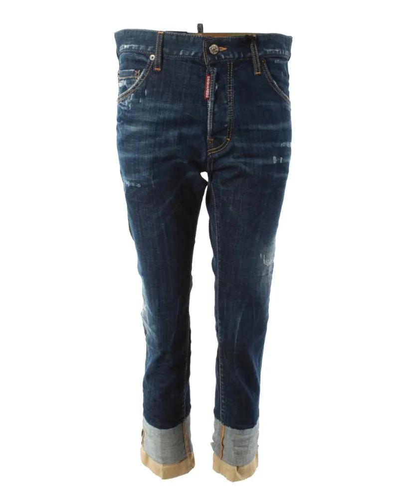 Dsquared2 Cool Guy - Kurze Jeanshose In Dunkelblau Blau