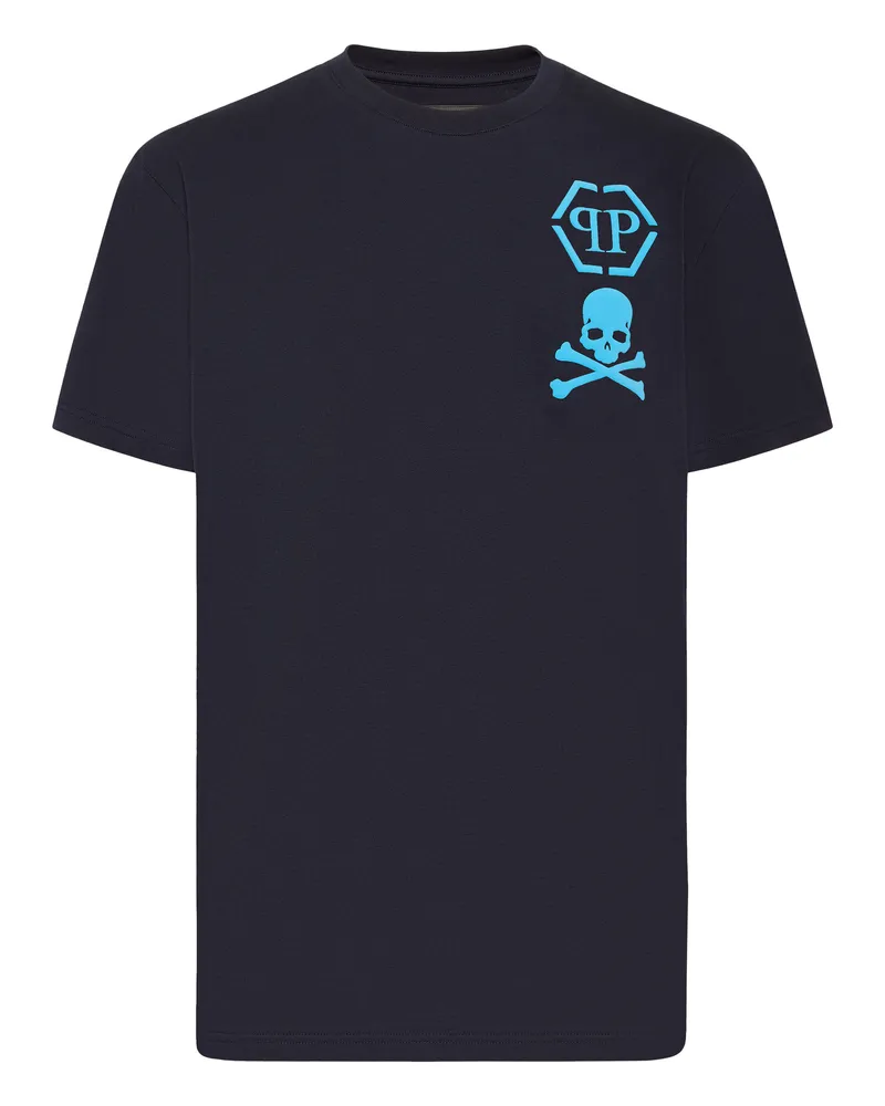 Philipp Plein T-Shirt Skull&Bones Dunkelblau