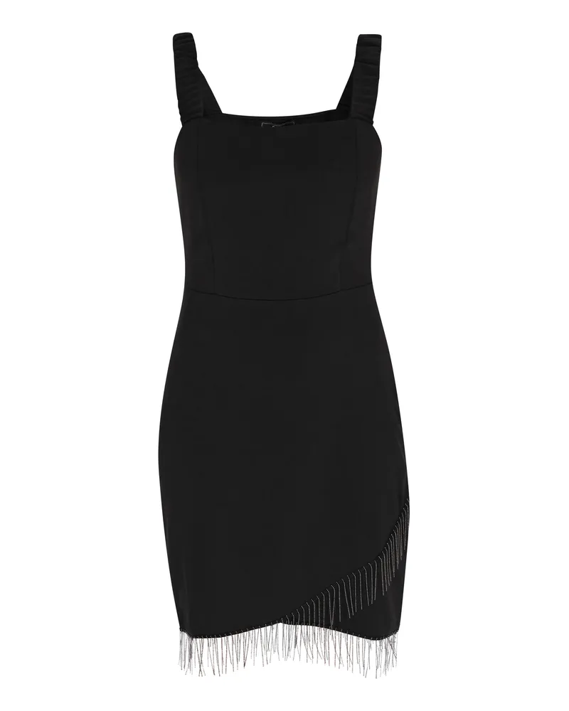 FAINA Kleid Frauen Schwarz Schwarz
