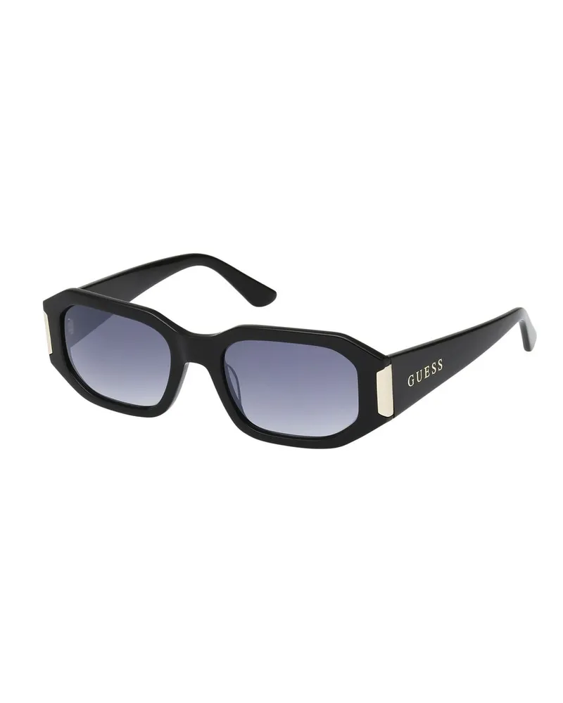 Guess Schwarze Harz-Sonnenbrille Schwarz