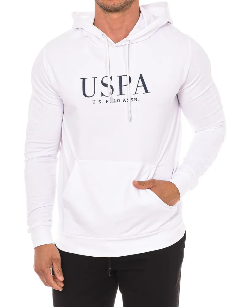 U.S. Polo Assn.  Kapuzenpulli 67934 Mann Weiß