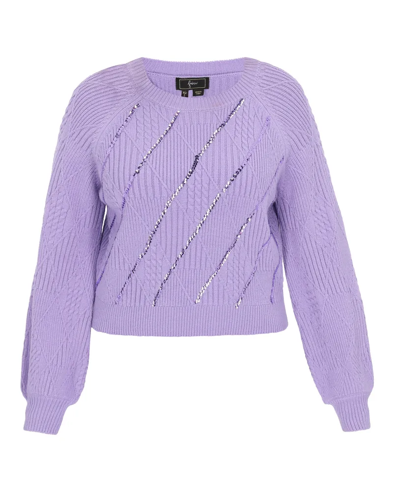 FAINA Pullover Frauen lila Lila