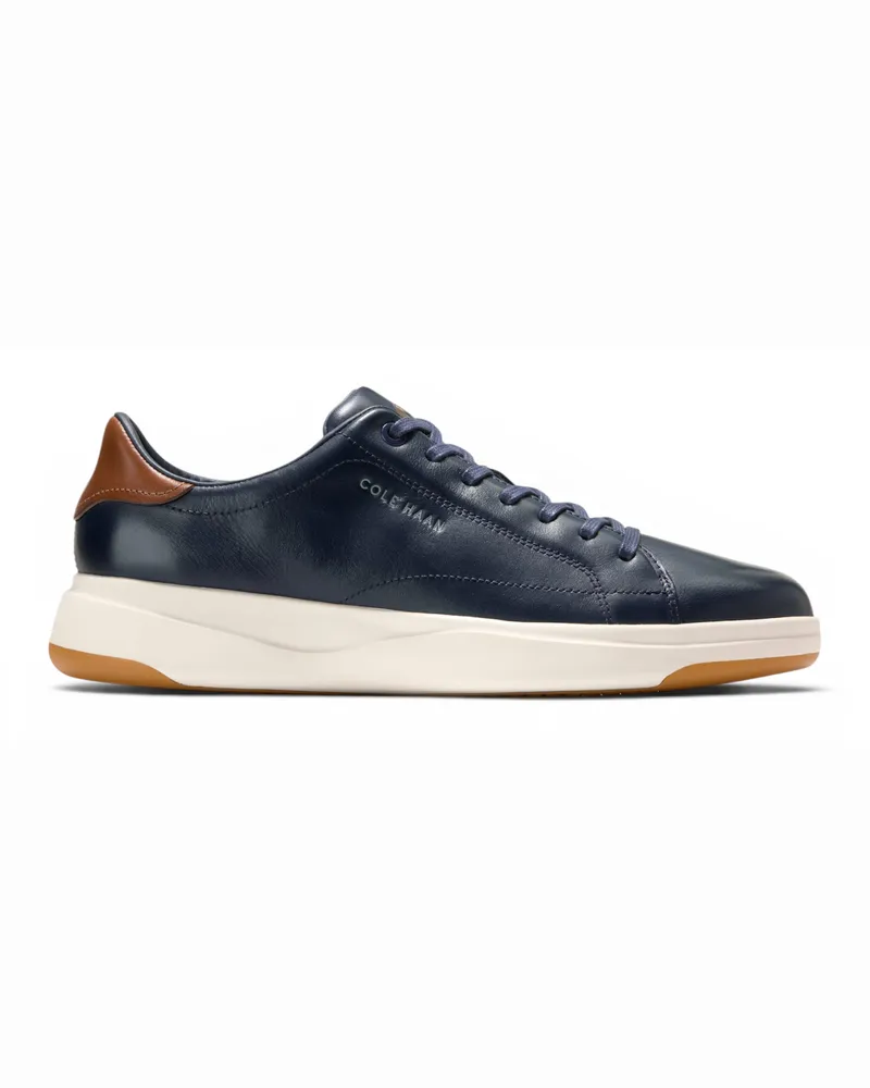 COLE HAAN Herren GrandPro Luxe Mile Trainer Blaue Lederschuhe - C42754 Marineblau