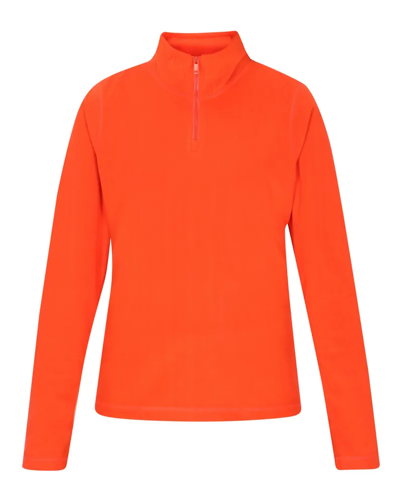 My Mo Fleecepullover Damen orange Orange