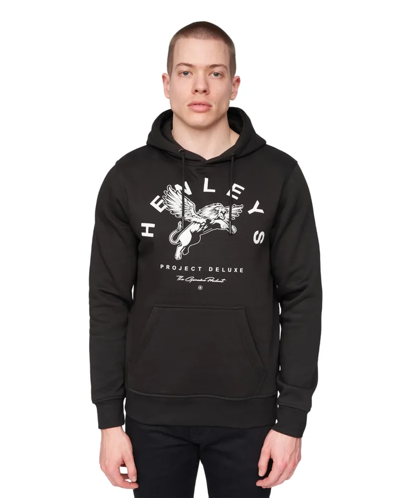 Henleys Colhen" Kapuzenpullover für Herren (Schwarz Schwarz