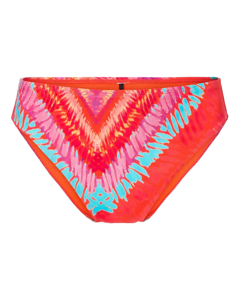 LingaDore Bikini Slip mit hohen Beinausschnitt Korallenrot