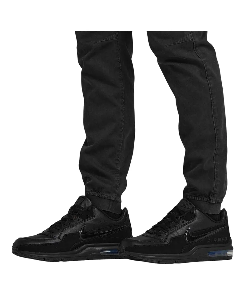Nike Air Max" Sneaker für Herren, Beschichtetes Leder (Dreifaches Schwarz Schwarz