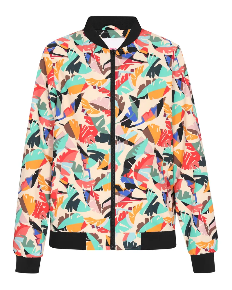 My Mo Jacke Frauen cremeweiß mehrfarbig Wollweiß