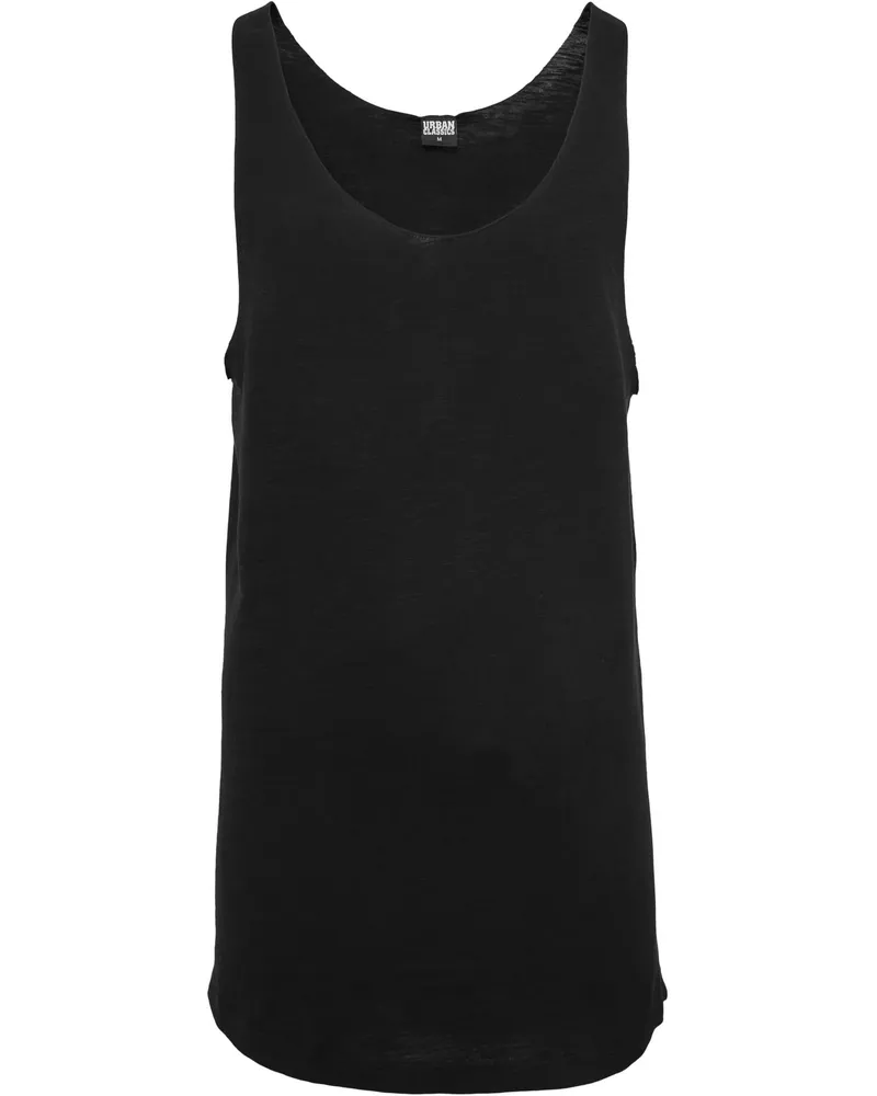 Urban Classics Ärmelloses Oberteil Offene Kante für Herren (Schwarz Schwarz