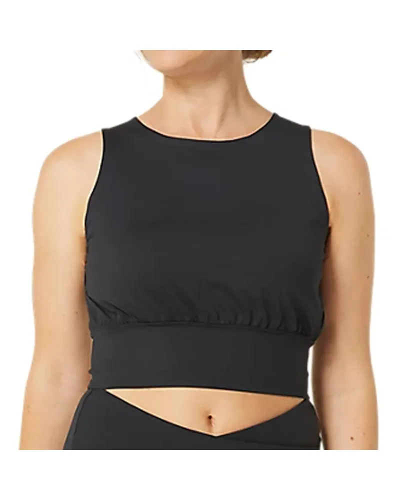 Asics Flex Damen Schwarz Bra Top Schwarz