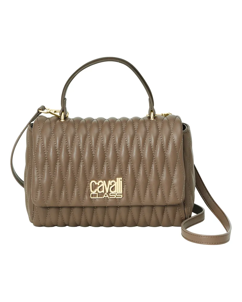 Roberto Cavalli Gesteppte Damenhandtasche CCHB0194 Braun