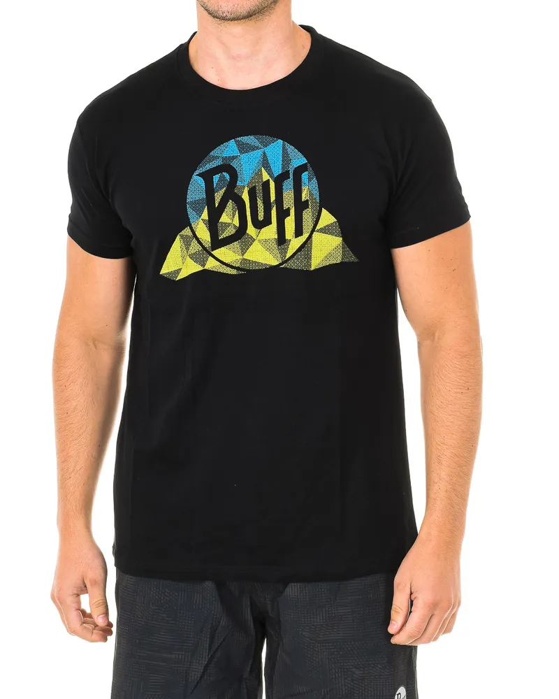 BUFF Kurzarm-T-Shirt für Outdoor-Sportarten BF10200 Herren Schwarz
