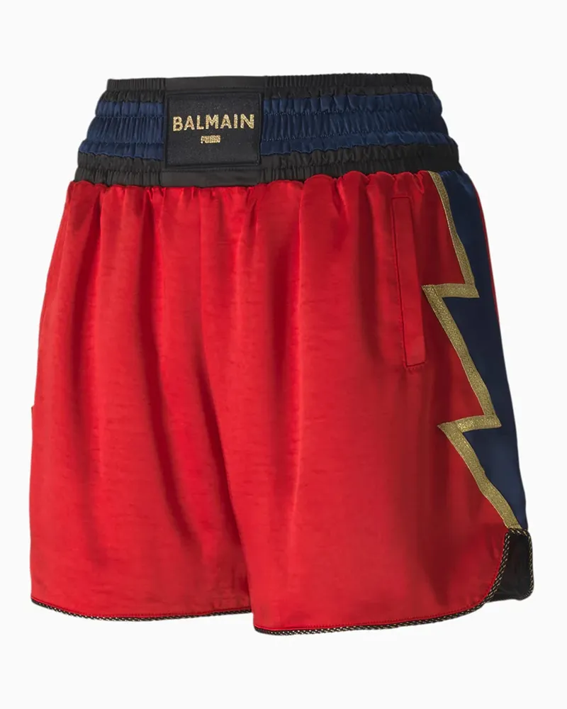 Puma x Balmain Stretch Taille Rote Damen Boxshorts 596887 01 Rot