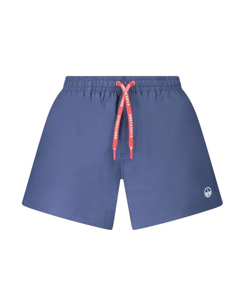 North Sails Blaue Nylon Herren Schwimm-Boxer Blau