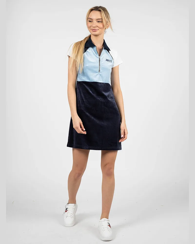 Juicy Couture Kleid Woman Blau Blau