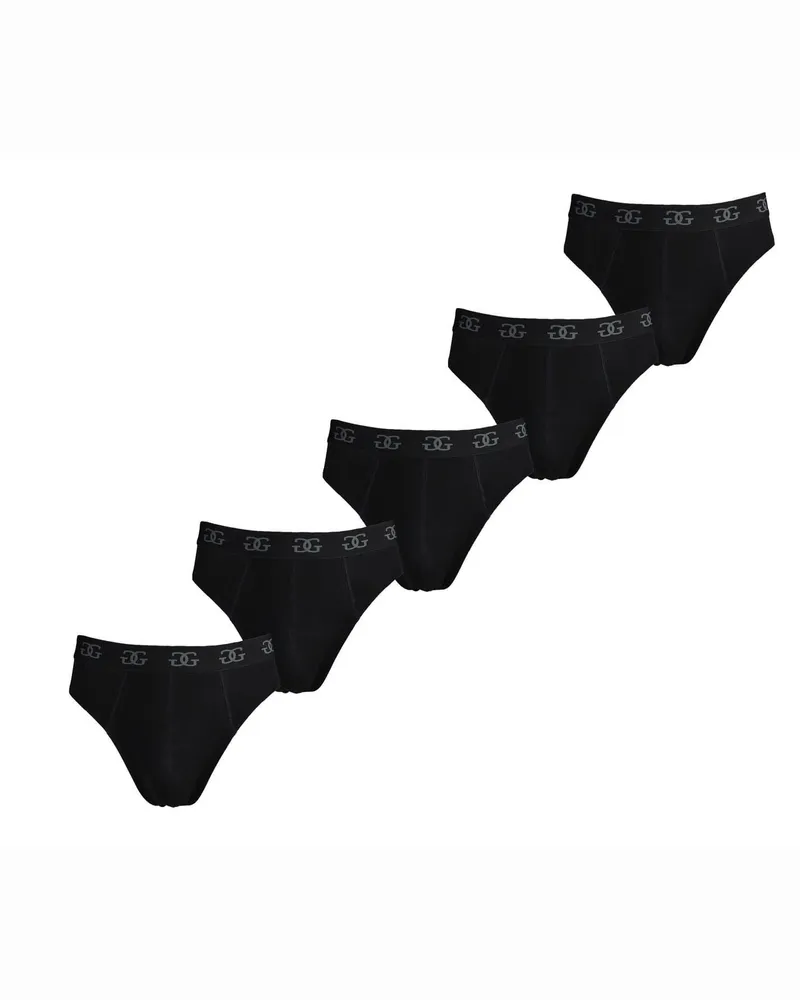 Giorgio Essential" Slips für Herren (5er-Pack) (Schwarz Schwarz