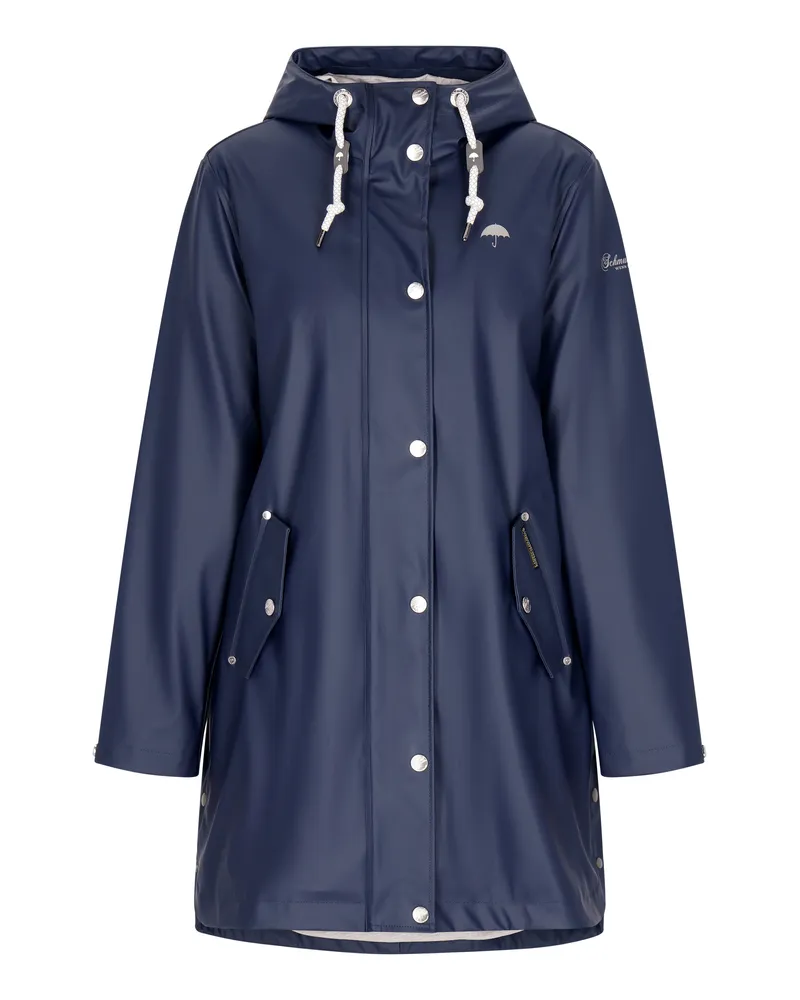 Schmuddelwedda Regenmantel Damen Marine Marineblau
