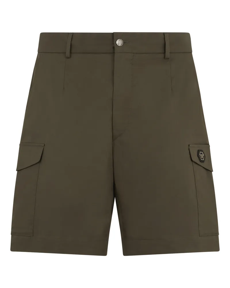 Philipp Plein Cargo Shorts Grün