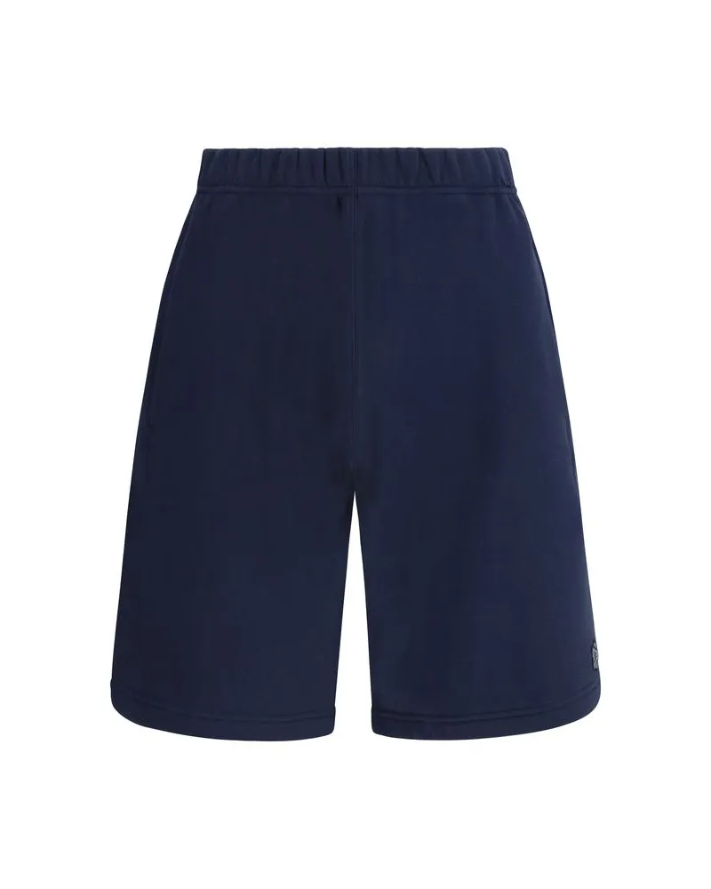 Kenzo Blaue Baumwoll-Bermuda-Shorts Blau