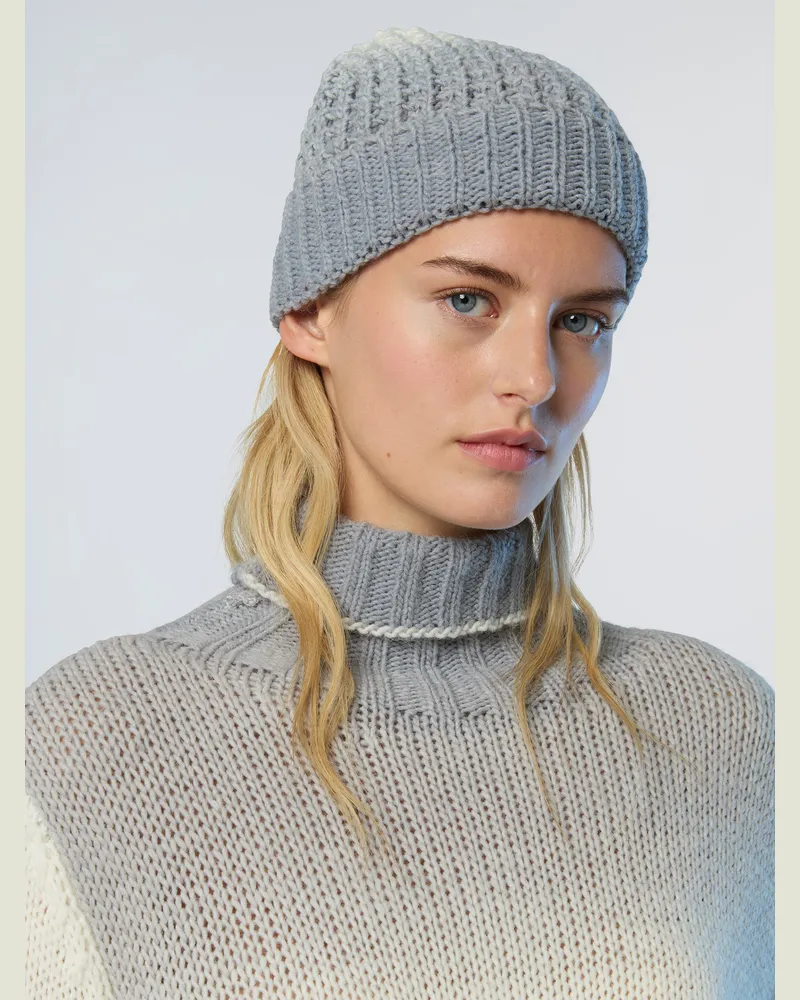 North Sails Beanie aus Alpaka, verwaschene Optik - Grau Grau