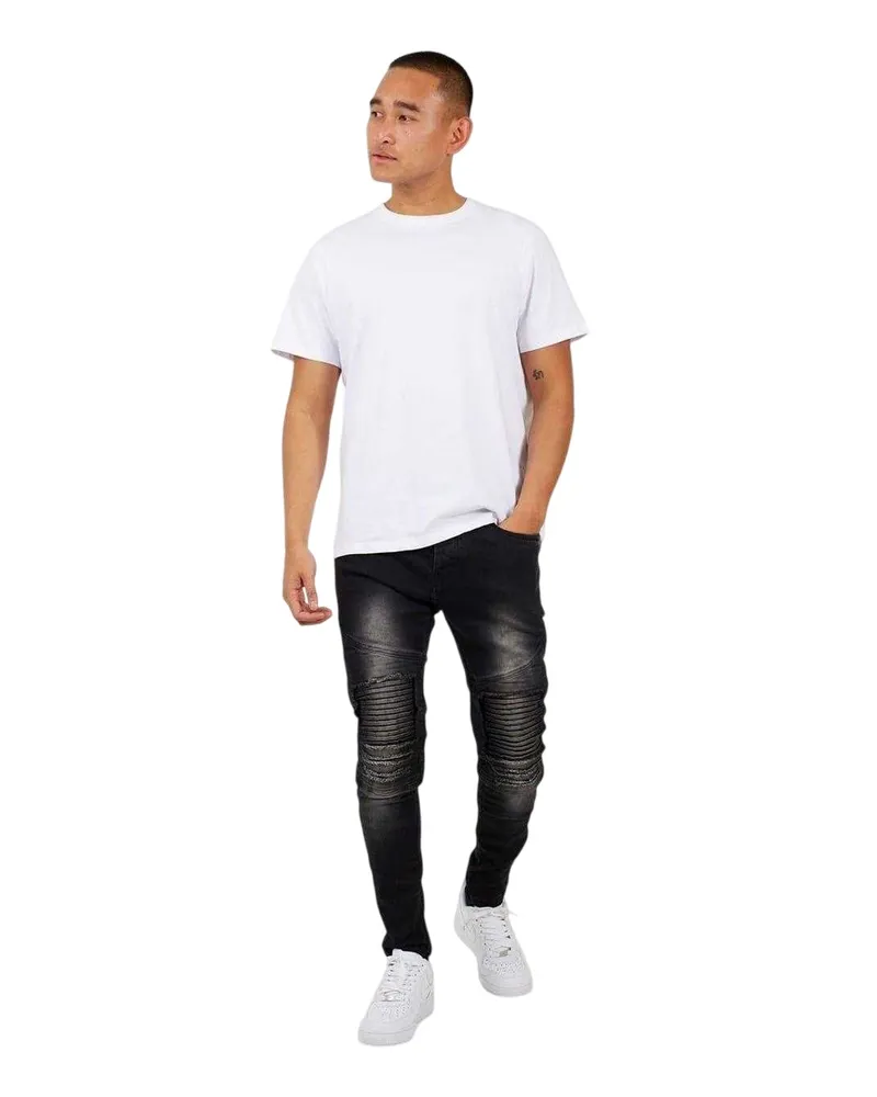 Brave Soul Jeans für Herren (Holzkohle Gewaschen Anthrazit