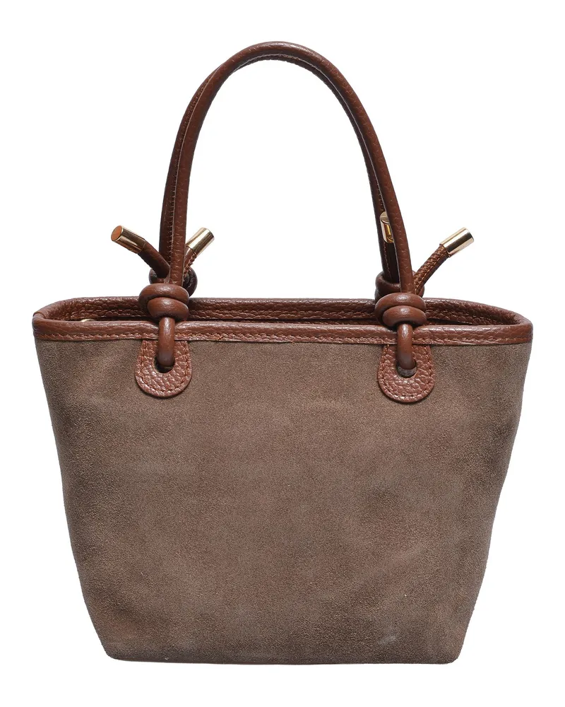 Luisa Vannini MUD Rindsledertasche Beige