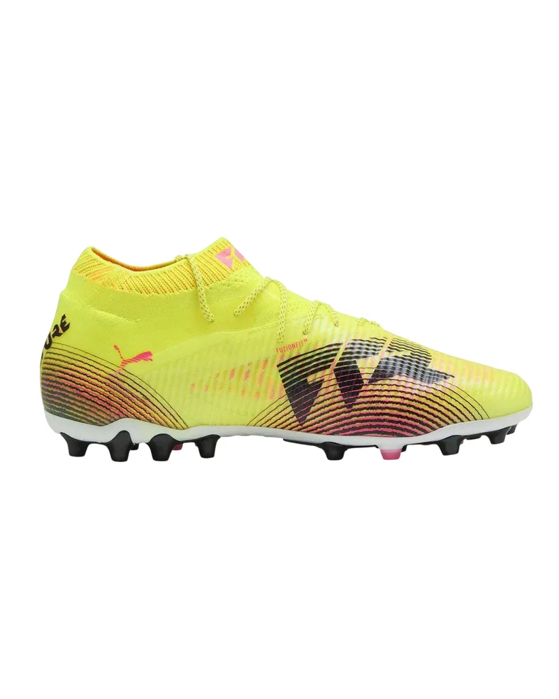 Puma Future 8 Ultimate" Fußballschuhe mit festem Boden für Herren, Zum Schnüren (Gelb Gelb