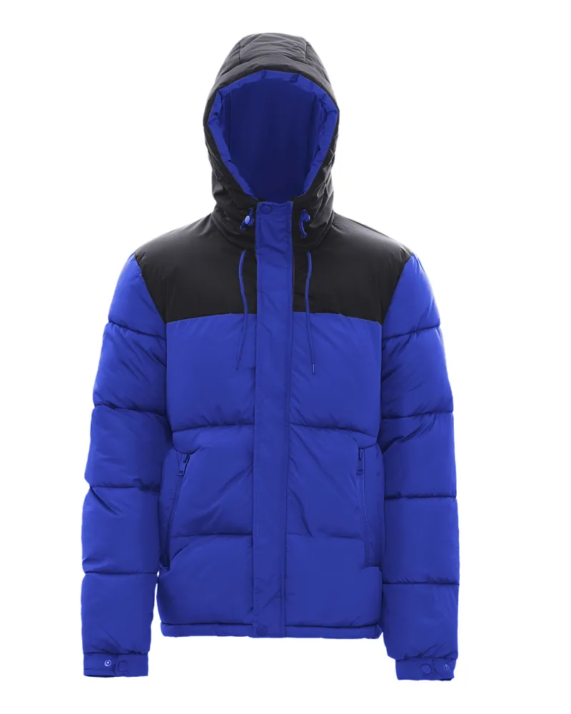 My Mo Steppjacke Herren Kobalt Schwarz Blau