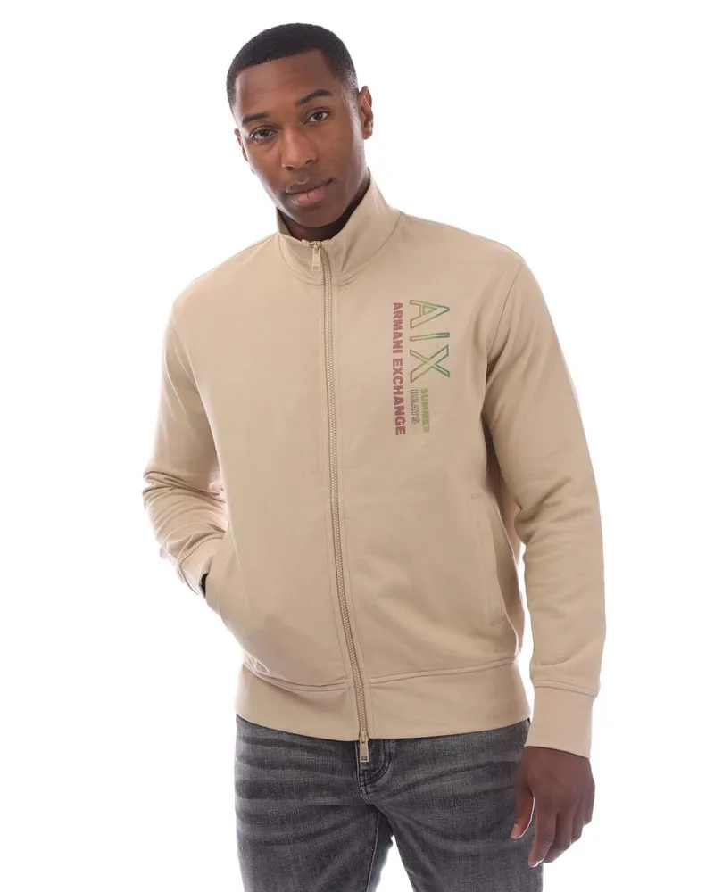 Armani Exchange Herren Sommer Beats Sweatshirt (Beige Beige