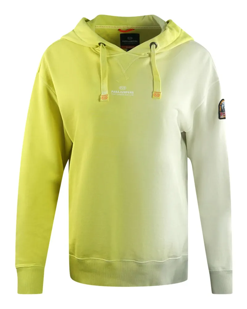 Parajumpers Cher Shaded Brand Logo Faded Yellow Hoodie Gelb