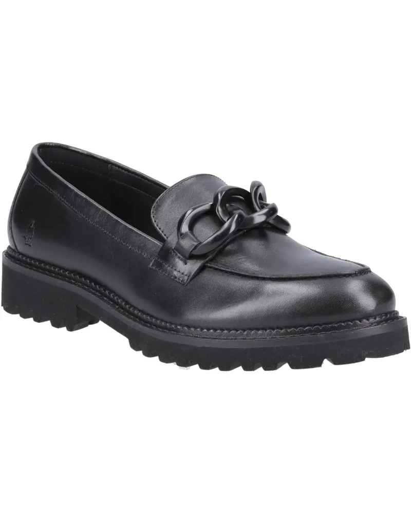 Hush Puppies Gianna Leder Damen Schwarz Loafers Schwarz