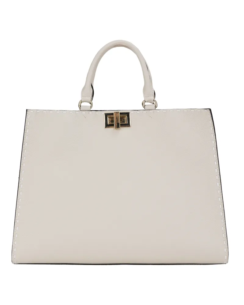 FAINA Handtasche Damen Kosmischer Latte Beige