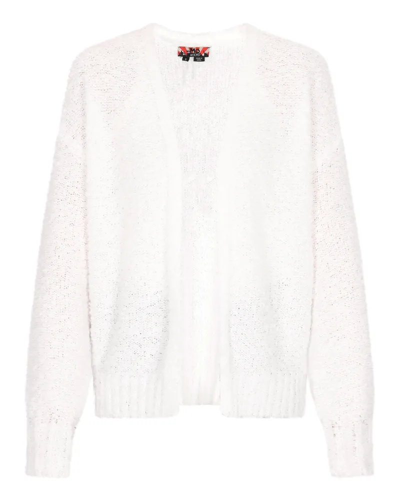 My Mo Strickjacke Damen weiss Weiß