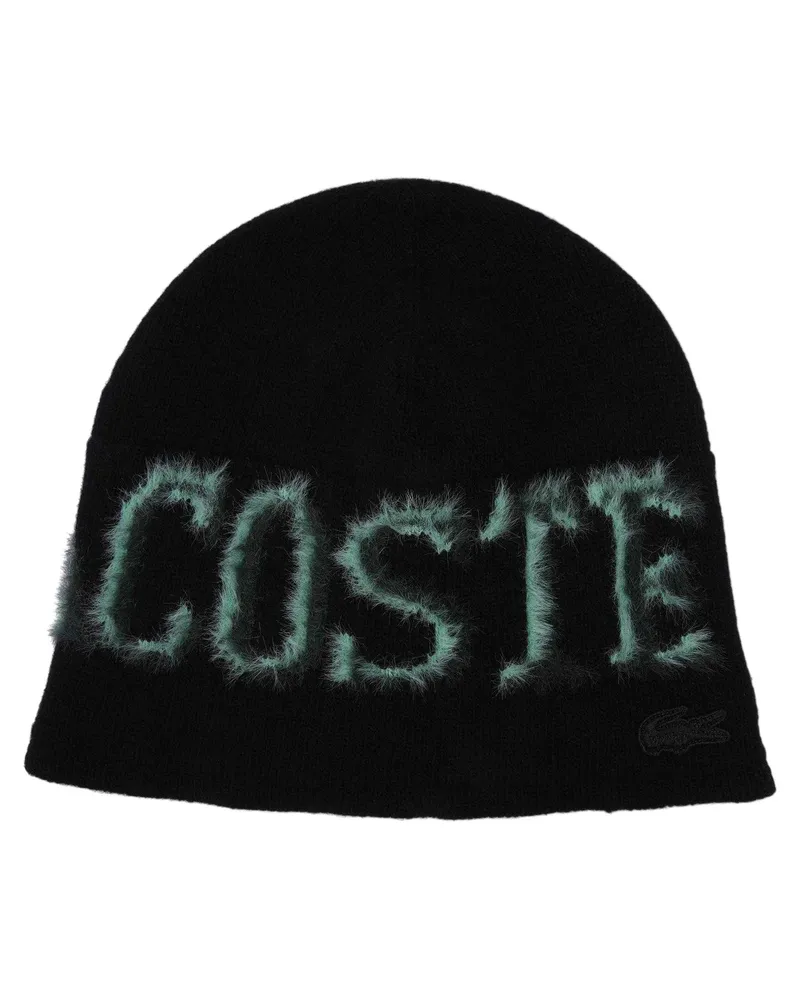 Lacoste Instarsia" Mütze (Schwarz Schwarz