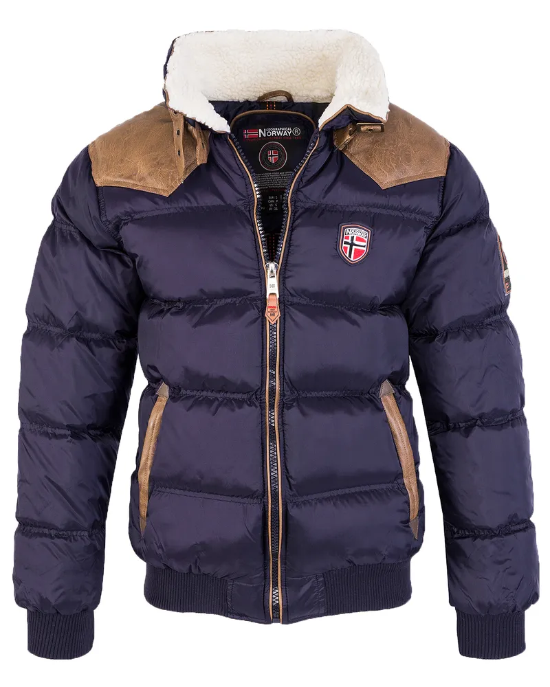 Geographical Norway Winterjacke Navy Marineblau